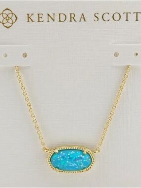 Kendra Scott Elisa Gold Short Pendant Necklace